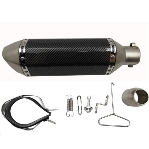 Universal AK Motorcycle Exhaust Pipe Muffler Silencer Escape With DB killer For 35-51mm CB400 GY6 nmax msx125 crf 230 gsr 600