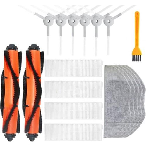 Main Brush Hepa Filter Side Brush Mop Cloth Kit for Xiaomi Mijia G1 Robot Vacuum Cleaner Parts Accessories