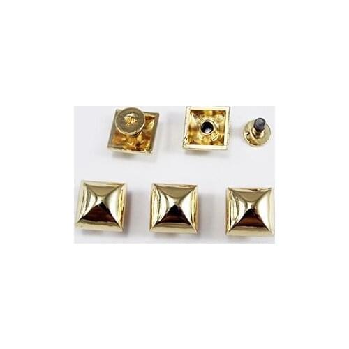 Gold Tone Pyramid Screwback Studs For Leather Craft Findings screw button rivet