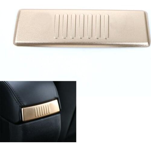 1pcs Aluminium Alloy Rear Seat Central armrest Cover trims Sequined Decoration For Jeep 2015-2016 Renegade Car Styling Covers