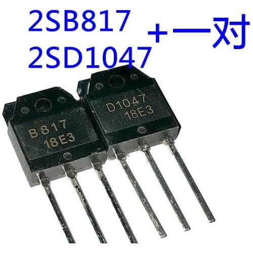 10pairs 2SB817 B817 + 2SD1047 D1047 TO-3p 12A 140V NpN pNp Silicon power Transistors