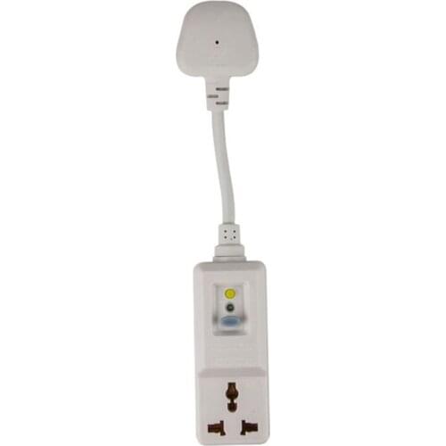 13A 240V 3 Pins UK Plug GFCI Leakage Protection Safety RCD Socket Adaptor Home Circuit Breaker Cutout Power Trip Switch