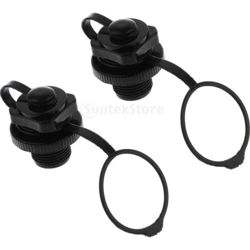2 Pcs Durable Plastic Air Valve Caps Replacement Screw For Fishing Boats Inflatable Boat Raft Airbed Outdoor