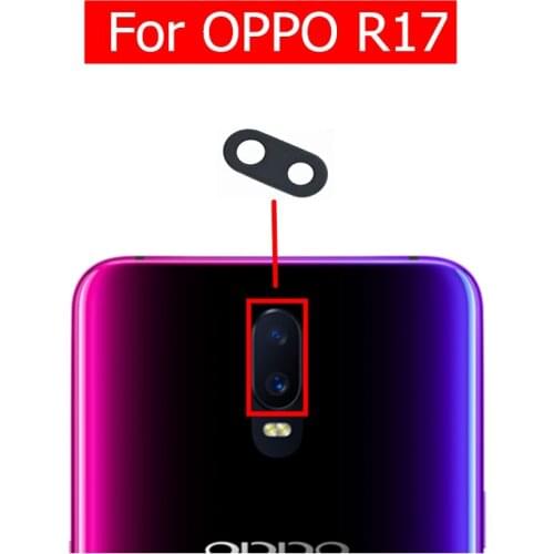 2pcs for OPPO R17 Camera Glass Lens Back Rear Camera Lens with 3M Glue for OPPO R17 Replacement Repair Parts