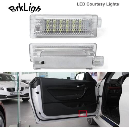 2Pcs LED Under Door Courtesy Footwell Light Luggage Trunk Glove Box Lamps For BMW X1 E84 X3 E83 F25 X4 F26 X5 E70 F15 F85 X6 E71