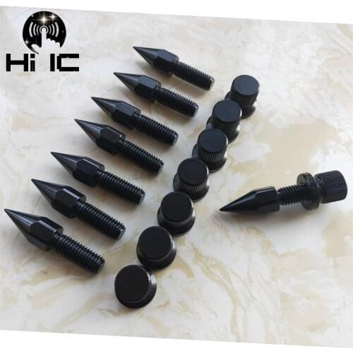 4 Pcs M10 Stainless steel Speaker Spikes Stand Feet Foot Loudspeaker box Spikes Cone Floor Foot Nail