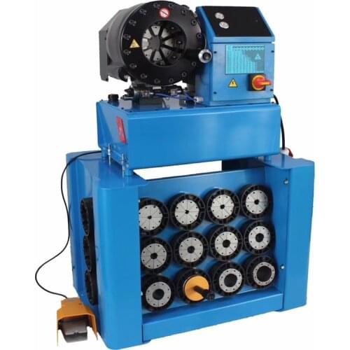 600T pressure automatic crimping machine V32 crimping machine 3KW hydraulic hose crimping machine