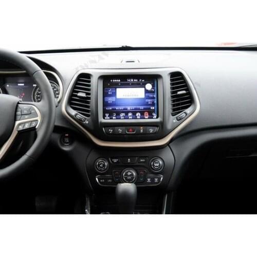 Android Multimedia For Jeep Cherokee 5 KL 2013 2014 2015 2016-2018 Car Radio GPS Navigation PX6 Stereo Auto Audio Head Unit DSP