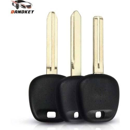 Dandkey For Toyota Toy43/Toy47/Toy48 Blade Transponder Blank Chip Car Remote Key Case Shell For Toyota Key Auto Cover No Logo