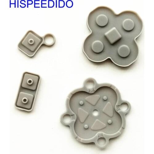 HISPEEDIDO 2sets/lot High Quality Cross Button Conductive Rubber Pads D-Pad Replacement for Nintendo for NDSI ABXY Buttons