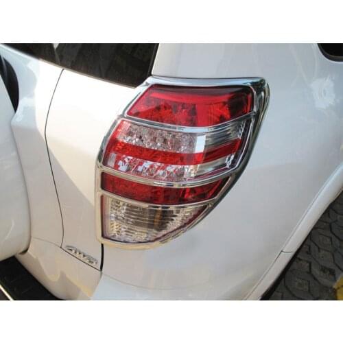 For toyota RAV4 RAV 4 2006-2012 CHROME Rear Tail Light Lamp Cover TRIM 2007 2008 2009 2010 2011