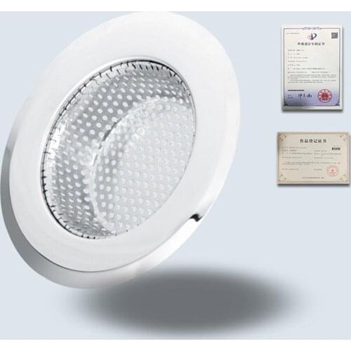 Stainless Steel Kitchen Sinks Strainer Drain Rust Prevention Filter Waste Trap Sink Strainer Bath Hair Catcher Food Slag Cleaner