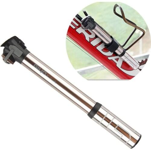 Mini Portable Bike Air Pump Schrader Presta Valve Bicycle Tire Built-in high Pressure Inflator Aluminium Alloy 120PSI