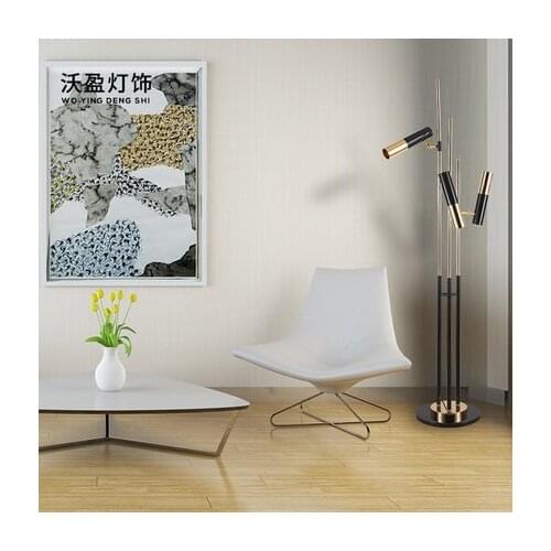 Nordic post-modern creative water pipe floor lamp living room designer bedroom bedside table model room personality lamp