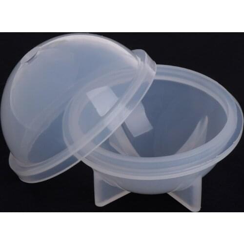 Stereo Spherical Silicone Mold Jewelry Making DIY Balls Resin Decoration Crafts K9FA