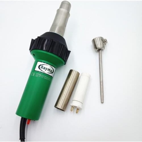 New type 230v /120v 50/60hz 1600w hot air welder with 5*150MM round nozzle plastic hot air welding gun high quality