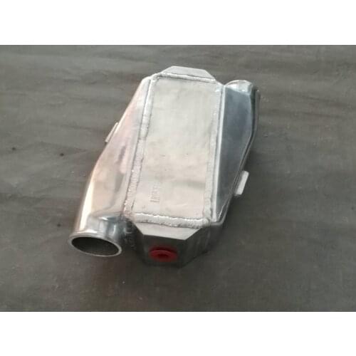 Hot Selling For Universal Aluminum Ail water Liquid Intercooler Chargecooler 180 degree inlet Outlet
