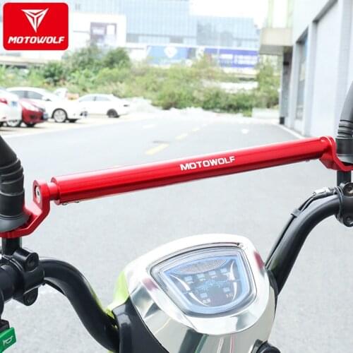 Universal Motorcycle/Scooter crossbar Modified aluminum alloy bold balance faucet crossbar Multifunctional extension bracket