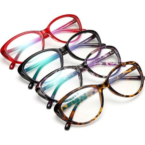 Vintage Clear Eyeglasses Women Light Glasses Frame for Decoration Beauty Frames Fill Prescription Glasses Gafas Feminino 8006A