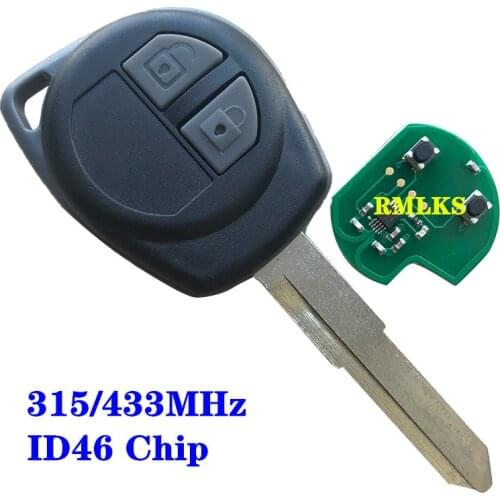 Replacement Remote Key Control 433MHz For Suzuki SX4 Remote Key 315MHz ID46 PCF7936 Chip Swift Grand