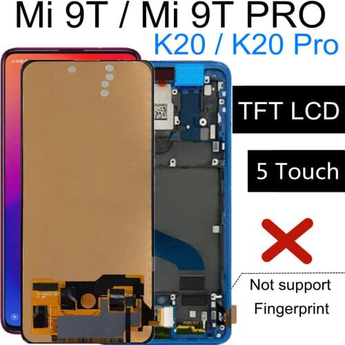 6.39'' TFT LCD For Xiaomi Mi9T lcd Mi 9t Pro LCD Display Touch Screen Digitizer Assembly Replace FOR Xiaomi Redmi K20 PRO LCD
