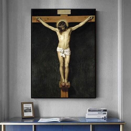 Famous Canvas Painting Christ Crucifixion Oil Painting Reproduction on The Wall Christian Decorative Art Canvas Prints Cuadros