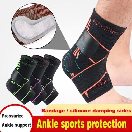 1Pcs Sport Ankle Support Elastic High Protect Sports Ankle Equipment Safety Running Basketball Brace Support