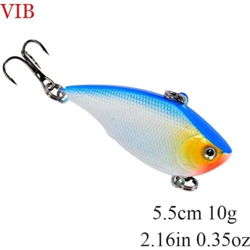 1Pcs Rotating Metal Vib Vibration Bait Spinner Spoon Fishing Lures 5.5Cm10G Jigs Trout Winter Fishing Hard Baits Tackle Pesca