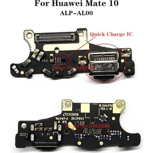 100% Original For Huawei Mate 10 ALP-AL00 USB Charging Port Dock Flex Charger Plug With Microphone Board Connector For Mate10