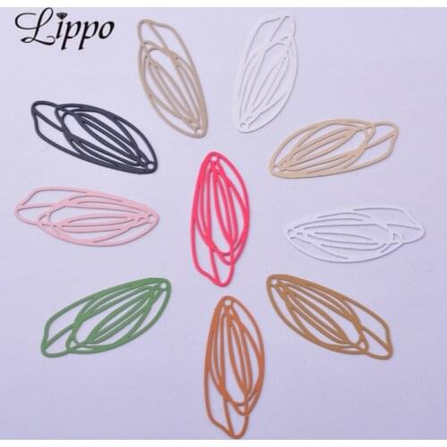 50pcs AC11666 Personality Line Charms Rose-red black Silver Color Gold color Pendant Diy Jewelry Findings