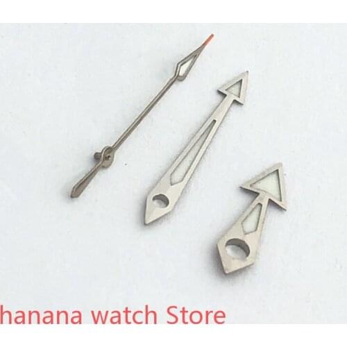 White green luminous watch hands suitable for miyota8215 mingzhu2813 movement SIZE 8mm-11.5mm-13.5mm