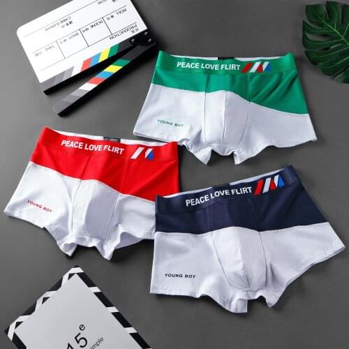 Brand Boxer Mens Underwear Men Cotton Underpants Male Pure Men Panties Shorts Underwear Boxer Shorts Cotton Solid Mens Shorts
