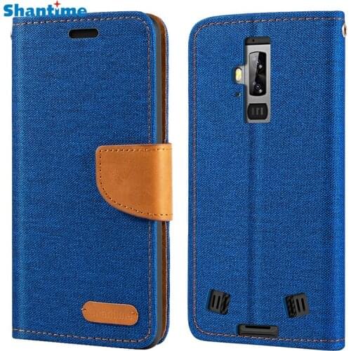 Oxford Leather Wallet Case For Blackview BV9700 Pro With Soft TPU Back Cover Magnet Flip Case For Blackview BV9700 Pro