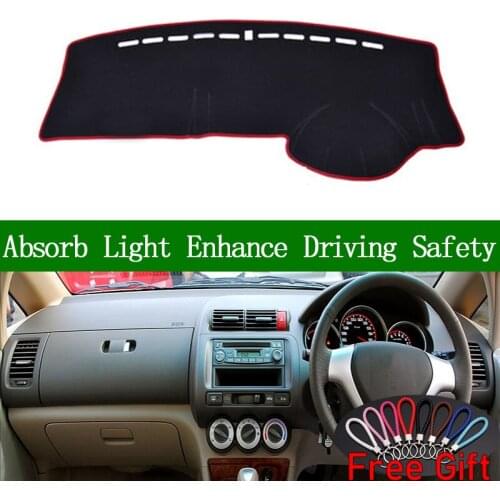 For Honda city 2004 2005 2006 2007 Right Hand Drive Dash Mat Dash Board Pad Carpet
