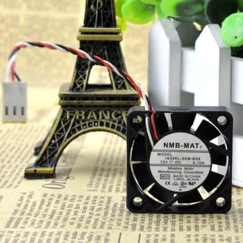 Original FOR NMB 1604KL-04W-B59 4010 4CM 12V 0.1A Large Air Volume Double Ball Fan