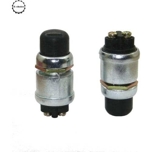 Golf Cart 12 Volt/15 Amp Horn Switch Button W/Dust Cover Floor Mount