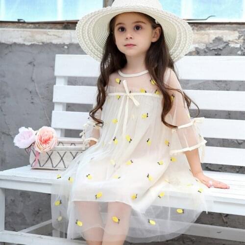 HANQIYAHULI 2019 New baby girl summer dress brand Cotton Print girls casual dresses Party Princess dresses for girls 2-11 years