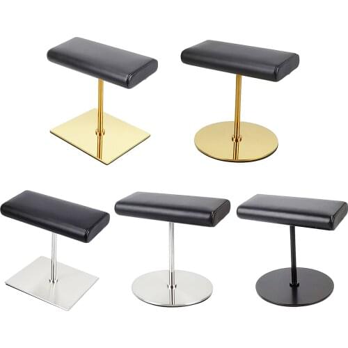 Watch Shop Tool Watch Show Stand Mall store watch holder home bracelet organizer metal pu T bar for jewelry display