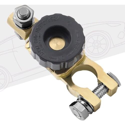 Battery Isolator Shut Switch Cut Off Disconnect Terminal Corrosion Resistance Universal for Car Motorcycle Van and Boat
