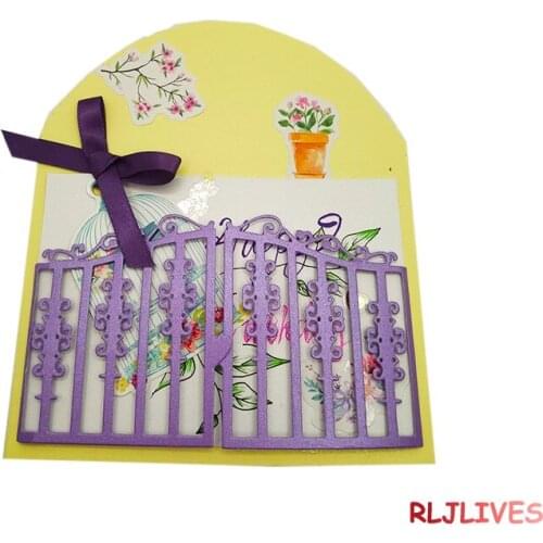 Door Fence Metal Cutting Dies Stencils for DIY Scrapbooking Stamp/photo album Decorative Embossing DIY Paper Cards