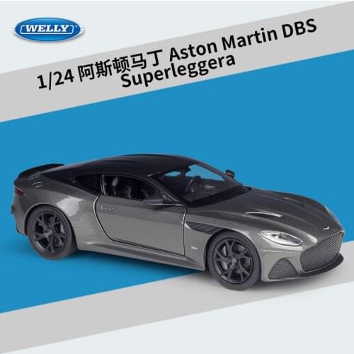 Welly 1:24 Aston Martin DBS Superleggera alloy car model Diecasts & Toy Vehicles Collect gifts Non-remote control type transport