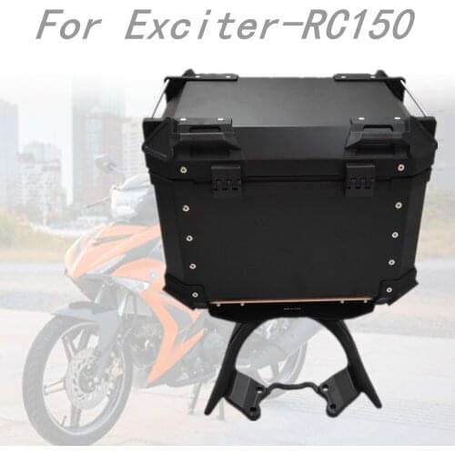 Motorcycle High Quality Aluminum Alloy Box for Yamaha Exciter-GP-150-RC RC150 Rear Luggage Box 45L 55L 65L Waterproof Storage