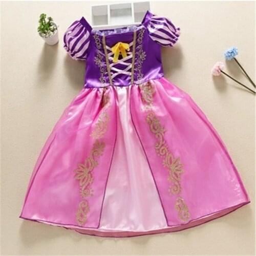 Fancy Kids Summer Dress for Girls Princess Costume Dress Up European Children Clothing Kids Christmas Outfits Birthday Vestidos