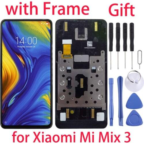 Original for Xiaomi Mi Mix 3 LCD Screen and Digitizer Full Assembly with Frame for Xiaomi Mi Mix 3