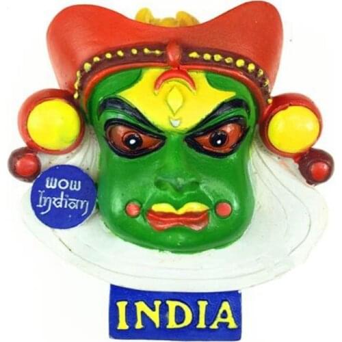 Handmade Painted India 3D Fridge Magnets Tourism Souvenirs Refrigerator Magnetic Stickers Gift