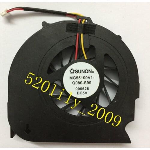 SUNON MG55100V1-Q080-S99 DC 5V 0.85W 3-wire Server Laptop Fan