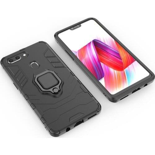 10pcs Shockproof Hard Armor Rugger Ring Case for OPPO K1 K3 R15 R17 A9