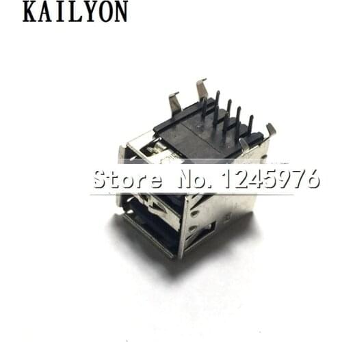 100pcs produces A type double deck mother seat, double deck USB interface for computer motherboard parts, quality