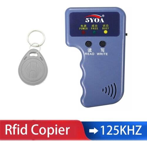 125KHz RFID Copier Access control card reader Writer Duplicator Portable For Door Access Proximity Sensor Smart Card Reader