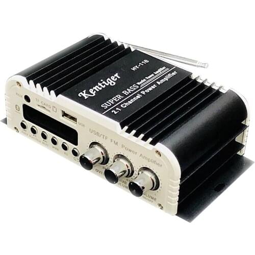 Kentiger-Hy-118 2.1+1 4 Channel Output Subwoofer Tf\Usb\Fm Audio Power Amplifier Stereo Amplificador